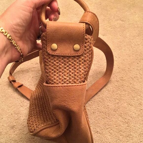 HOBO International Woven Sepia Sheila Crossbody - Picture 6 of 8